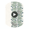 Acacia - Blue & Green Multi By Cole & Son | Cole & Son Ardmore |  Wallcovering Print Circular Swatch | DW