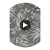 Savuti - Charcoal Charcoal By Cole & Son | Cole & Son Ardmore |  Wallcovering Print Circular Swatch | DW
