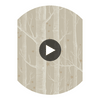 Woods & Stars - Linen  By Cole & Son | Cole & Son Whimsical | Novelty Wallcovering Print Circular Swatch | DW