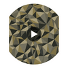 Quartz - Gold & Silver Gold By Cole & Son | Cole & Son Curio |  Wallcovering Print Circular Swatch | DW