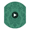 Giselle - Forest Green Green By Cole & Son | Cole & Son Mariinsky Damask |  Wallcovering Print Circular Swatch | DW