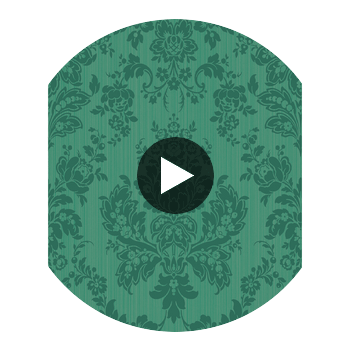 Giselle - Forest Green Green By Cole & Son | Cole & Son Mariinsky Damask |  Wallcovering Print Circular Swatch | DW