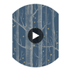 Woods & Stars - Midnight  By Cole & Son | Cole & Son Whimsical | Novelty Wallcovering Print Circular Swatch | DW