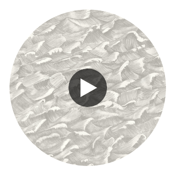 Columbus - Black &White  By Cole & Son | Cole & Son Whimsical | Novelty Wallcovering Print Circular Swatch | DW
