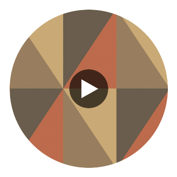Apex Grand - Brick And Black  By Cole & Son | Cole & Son Geometric Ii |  Wallcovering Print Circular Swatch | DW