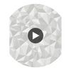 Quartz - White Light Grey By Cole & Son | Cole & Son Curio |  Wallcovering Print Circular Swatch | DW