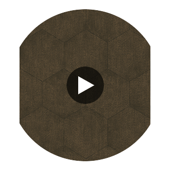Mineral - Black & Bronze Black By Cole & Son | Cole & Son Curio |  Wallcovering Print Circular Swatch | DW