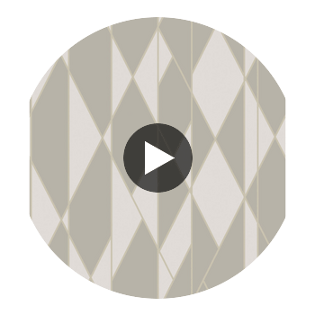Oblique - Grey And White  By Cole & Son | Cole & Son Geometric Ii |  Wallcovering Print Circular Swatch | DW