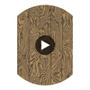 Zebrawood - Tiger Camel By Cole & Son | Cole & Son Curio |  Wallcovering Print Circular Swatch | DW