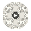 Ardmore Cameos - Grey Ivory By Cole & Son | Cole & Son Ardmore |  Wallcovering Print Circular Swatch | DW