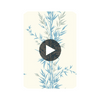 Bamboo - Blue On Ivory  By Cole & Son | Cole & Son Archive Anthology |Botanical & Floral  Wallcovering Print Circular Swatch | DW