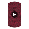 Balabina - Velvet Red Burgundy/Red By Cole & Son | Cole & Son Mariinsky Damask |  Wallcovering Print Circular Swatch | DW