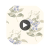 Madras Violet - Violet & Grey  By Cole & Son | Cole & Son Archive Anthology |Botanical & Floral  Wallcovering Print Circular Swatch | DW