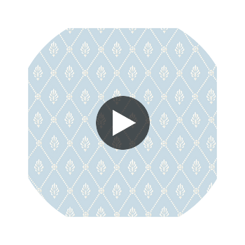 Alma - Blue  By Cole & Son | Cole & Son Archive Anthology |Diamond Geometric Wallcovering Print Circular Swatch | DW