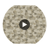 Ingot - Stone & Gilver Grey By Cole & Son | Cole & Son Curio |  Wallcovering Print Circular Swatch | DW