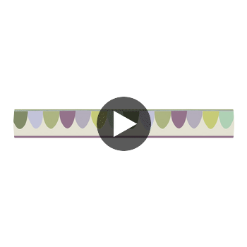 Scaramouche - Purple&Green  By Cole & Son | Cole & Son Whimsical |  Wallcovering Print Circular Swatch | DW