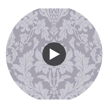 Fonteyn - Mink Grey By Cole & Son | Cole & Son Mariinsky Damask |  Wallcovering Print Circular Swatch | DW