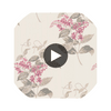 Madras Violet - Pink   By Cole & Son | Cole & Son Archive Anthology |Botanical & Floral  Wallcovering Print Circular Swatch | DW