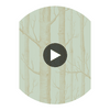 Woods - Green/Gold  By Cole & Son | Cole & Son Whimsical | Novelty Wallcovering Print Circular Swatch | DW