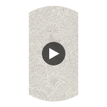 Balabina - Stone Light Grey By Cole & Son | Cole & Son Mariinsky Damask |  Wallcovering Print Circular Swatch | DW