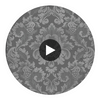 Stravinsky - Silver Beige By Cole & Son | Cole & Son Mariinsky Damask |  Wallcovering Print Circular Swatch | DW