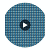 Mosaic - Blue And Gold  By Cole & Son | Cole & Son Geometric Ii |  Wallcovering Print Circular Swatch | DW