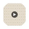 Alma - Buff & Gold  By Cole & Son | Cole & Son Archive Anthology |Diamond Geometric Wallcovering Print Circular Swatch | DW