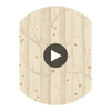 Woods & Stars - Buff/Gold  By Cole & Son | Cole & Son Whimsical | Novelty Wallcovering Print Circular Swatch | DW
