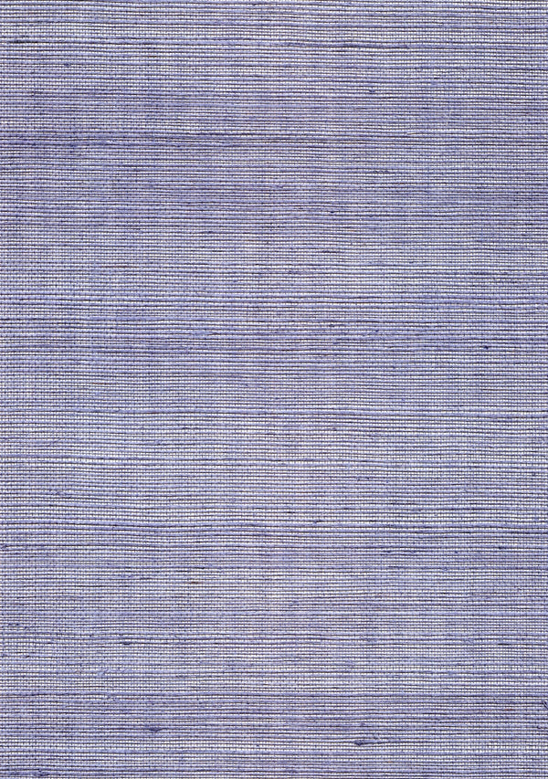 Narni Blue On Silver Grasscloth Wallcovering | Fentucci