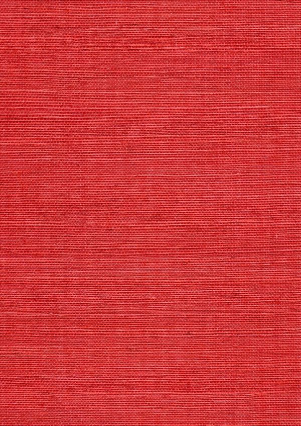 Noto Chinese Red Grasscloth Wallcovering | Fentucci