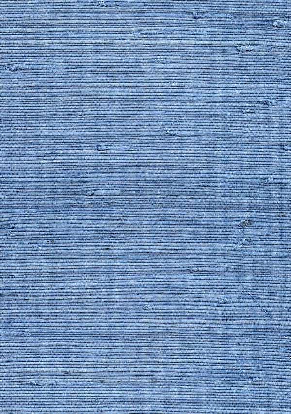 Monza Slate Blue Grasscloth Wallcovering | Fentucci