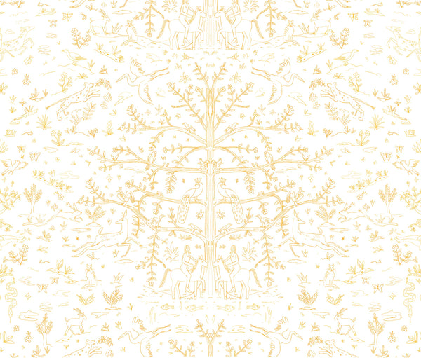Tree Of Life Yellow | Phillipe Romano Screen Prints