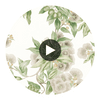 CAMELLIA GARDEN (AT24551) | Designer Wallcoverings Circular Swatch | DW