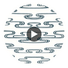 Cloudwater | Anna French Wallcovering Circular Swatch | DW
