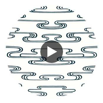 Cloudwater | Anna French Wallcovering Circular Swatch | DW