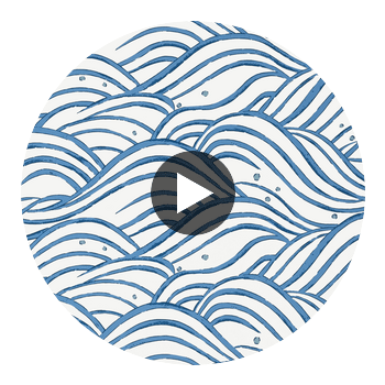 Cloudwater | Anna French Wallcovering Circular Swatch | DW