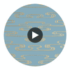 Cloudwater | Anna French Wallcovering Circular Swatch | DW
