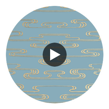 Cloudwater | Anna French Wallcovering Circular Swatch | DW