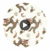 DRAGON DANCE WALLPAPER Circular Swatch | DW