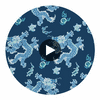 DRAGON DANCE WALLPAPER Circular Swatch | DW