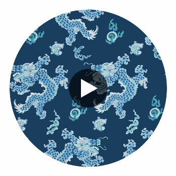DRAGON DANCE WALLPAPER Circular Swatch | DW