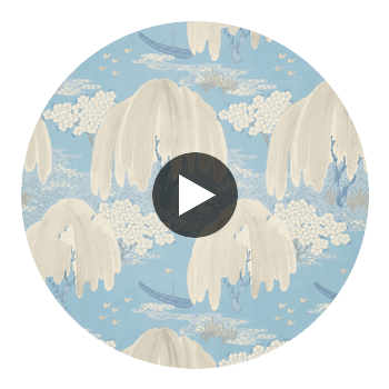 Willow Tree | Anna French Wallcovering Circular Swatch | DW