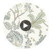 Winter Bud | Anna French Wallcovering Circular Swatch | DW