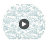 Antilles Toile | Anna French Wallcovering Circular Swatch | DW