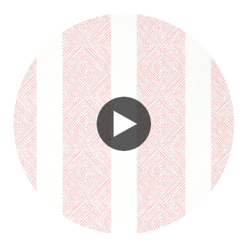 Clipperton Stripe | Anna French Wallcovering Circular Swatch | DW