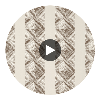 Clipperton Stripe | Anna French Wallcovering Circular Swatch | DW