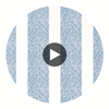 Clipperton Stripe | Anna French Wallcovering Circular Swatch | DW