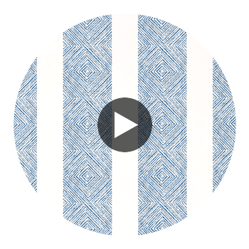 Clipperton Stripe | Anna French Wallcovering Circular Swatch | DW
