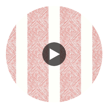 Clipperton Stripe | Anna French Wallcovering Circular Swatch | DW