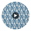 Cornwall | Anna French Wallcovering Circular Swatch | DW